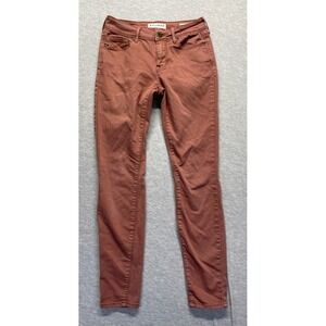 Bullhead Denim Co. Jegging Jeans Women 3 Rust Red Denim Skinny Leg Everyday Wear